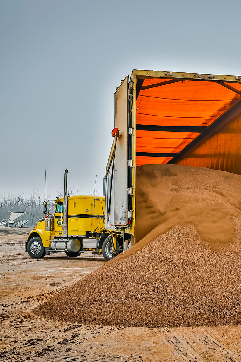 Unloading Green Waste